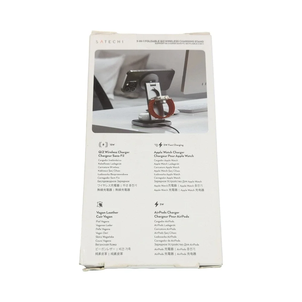 BbU Satechi 3-in-1 Foldable‎ Qi2 Wireless Charging Stand Travel Adapters Tested